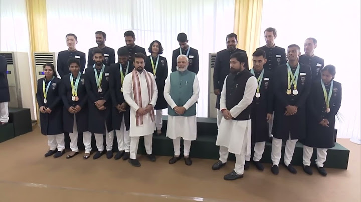 Visuals from PM Modi's interaction with CWG 2022 contingent
