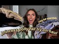 HUGE PRINCESS POLLY FALL + WINTER TRY ON HAUL 2021 | trendy clothing essentials