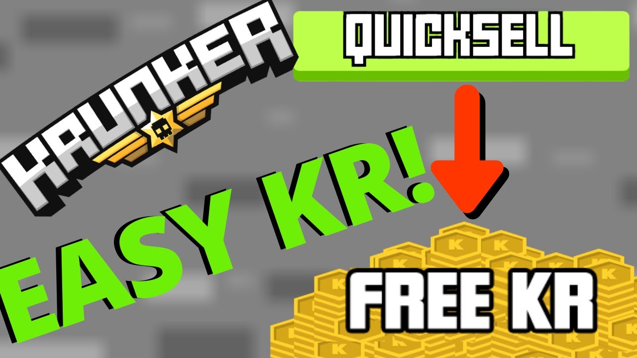 How To Make EASY KR Profit From Krunker QUICKSELLING
