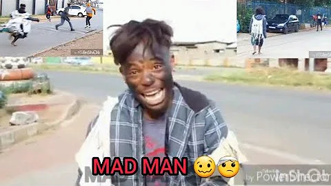 Mad man🤕prank in 🇿🇦...🤣🤣Why are they running away? 🥺