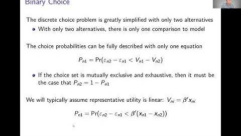 Week 3: Random Utility Model | Video 4: Linear Probability Model