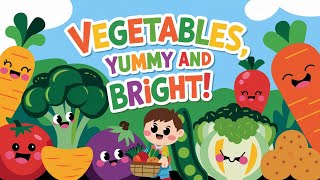 Vegetables Yummy & Bright Song | Nursery Rhymes & Kids Songs @peekaboo_zone