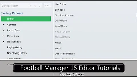 Football Manager 2015 Editor Tutorials: Creating A Player
