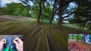 Speeding In The Forest Fpv Freestyle