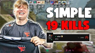 S1MPLE DROPS 19 KILLS w/ electroNic (POV + VOICE COMMS) #cs2 #csgo #s1mple