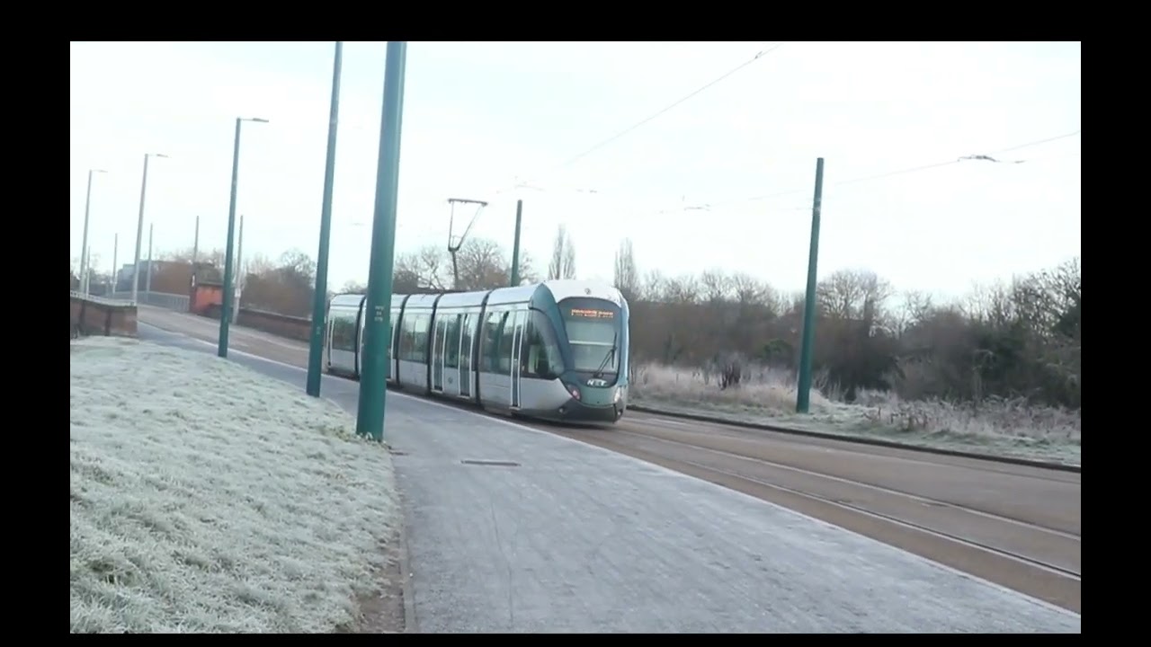 Short vide. Trams in Nottingham