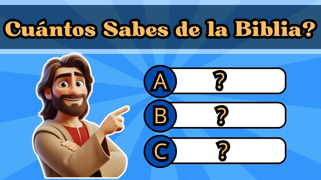 QUIZ BÍBLICO/PON A PRUEBA TUS CONOCIMIENTOS CON ESTE TEST📘😀🧠