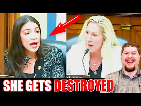 Pissed off MTG shuts up clueless AOC in front of the entire country