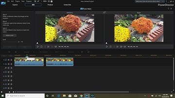 Color match with PowerDirector 18 ultimate