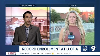 University of Arizona sets record for first-year applications