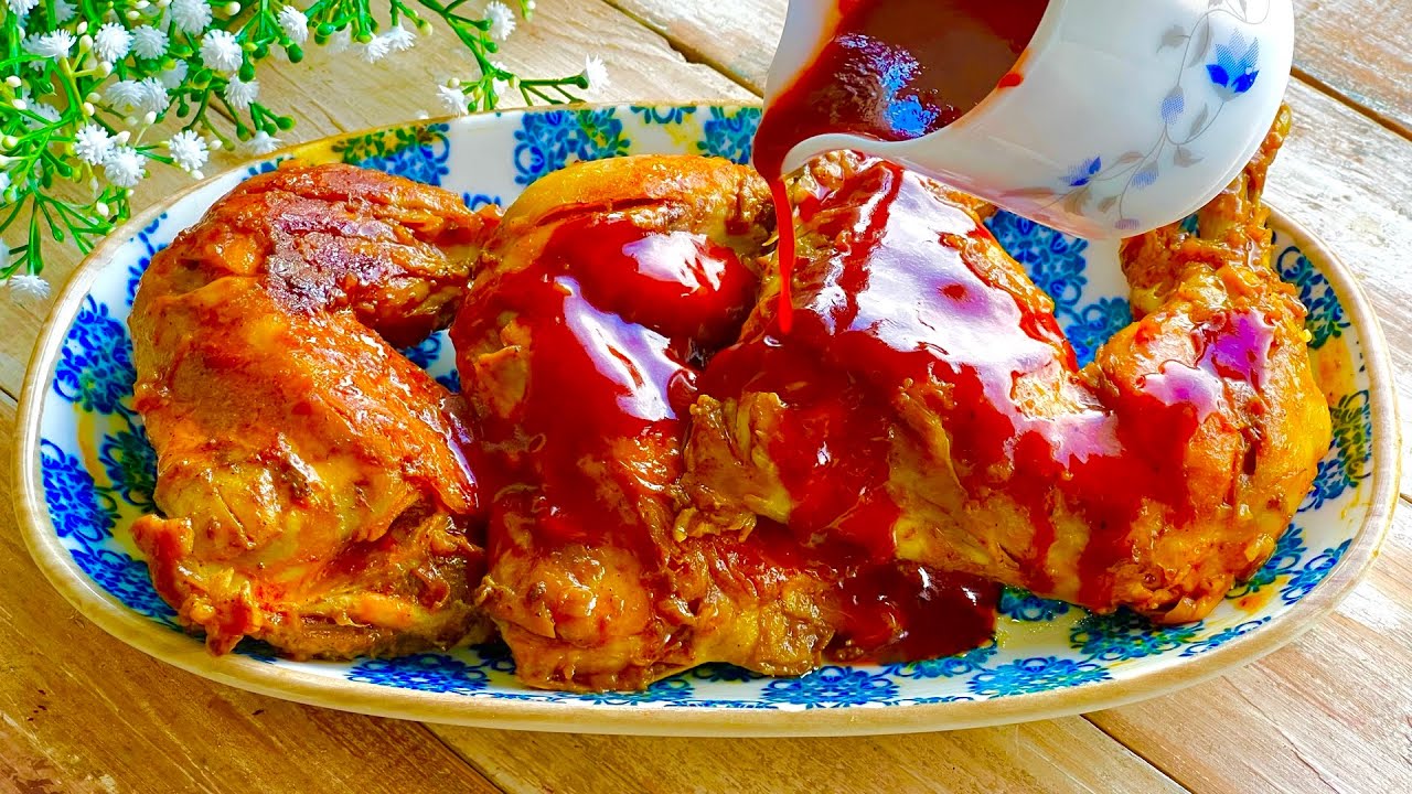 "Курица с соусом из барбариса - это уникальный способ приготовления торжественной курицы."