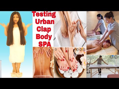 My 1st Experience of Full Body Massage SPA from URBAN CLAP😱Bubble Manicure WORST OR BEST?Be Natural