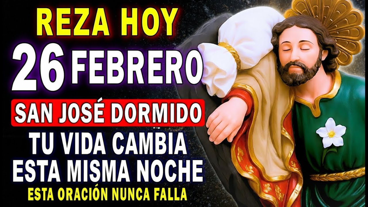 ORA 5 MINUTOS A SAN JOSÉ DORMIDO ✨ Y RECIBE SU AYUDA PARA (TU IMPOSIBLE)🙏