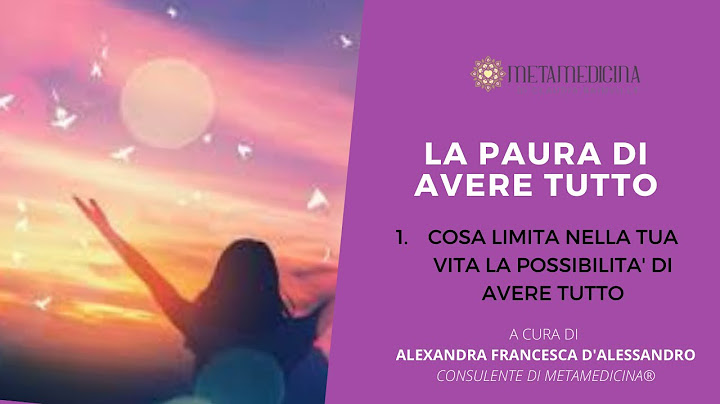 ABBONDANZA SCOPRI CHE COSA LIMITA LA TUA POSSIBILITA' DI AVERE TUTTO