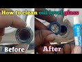 How to clean engine oil level glass//Bajaj oil gauge glass cleaning//platina oill glass cleaning!!