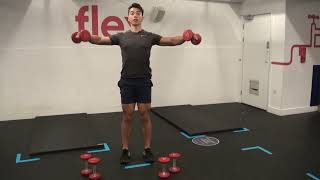 How To: Standing Dumbbell Lateral Raise (last set drop set)