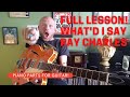 FULL LESSON - WHAT'D I SAY - RAY CHARLES - GUITAR