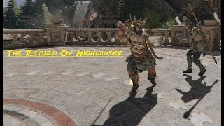 For Honor Max Rep Duels: The Return Of Highlander