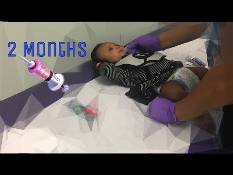 2 Month Old Gets First Shots! - YouTube