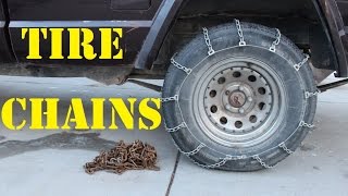 How to Install Tire Chains  WCW