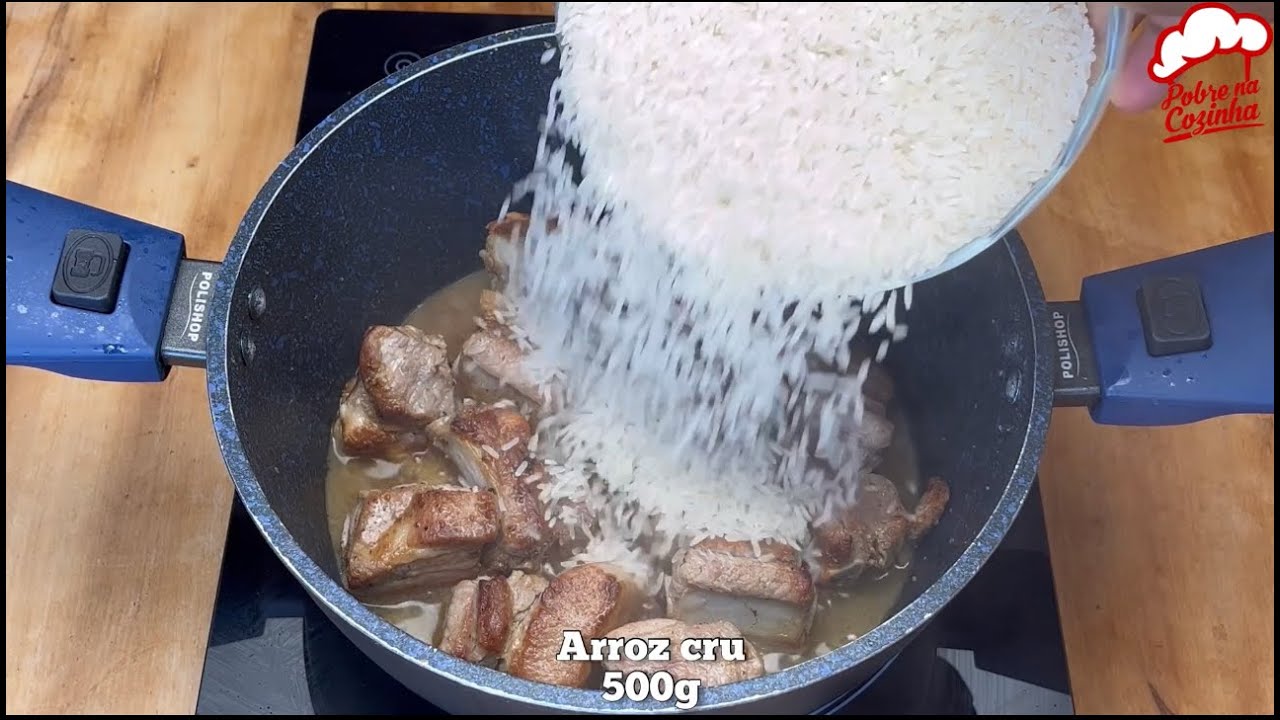 almoço feito em apenas 1 panela, pronto em poucos minutos