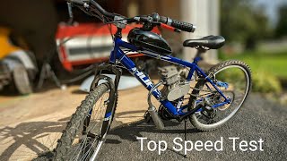 How FAST can my Motorized Bike Go? (Top Speed Test)