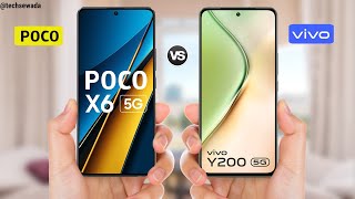 Poco X6 5g vs Vivo Y200 5g || Price | Full Comparison