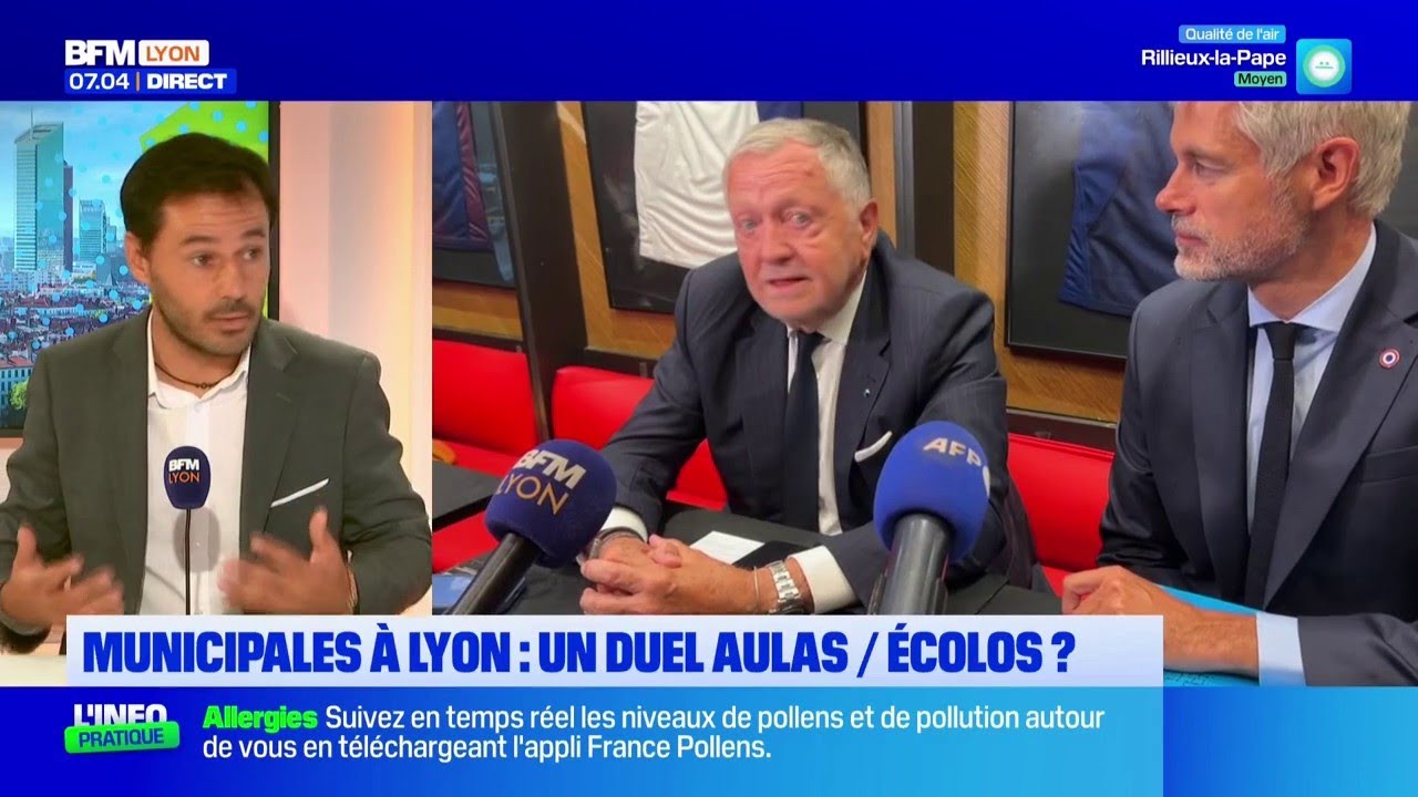 Municipales à Lyon : la réaction des Écologistes à l'alliance entre Aulas et la droite