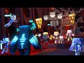 Warden vs wither and piglin nether army minecraft animation movie