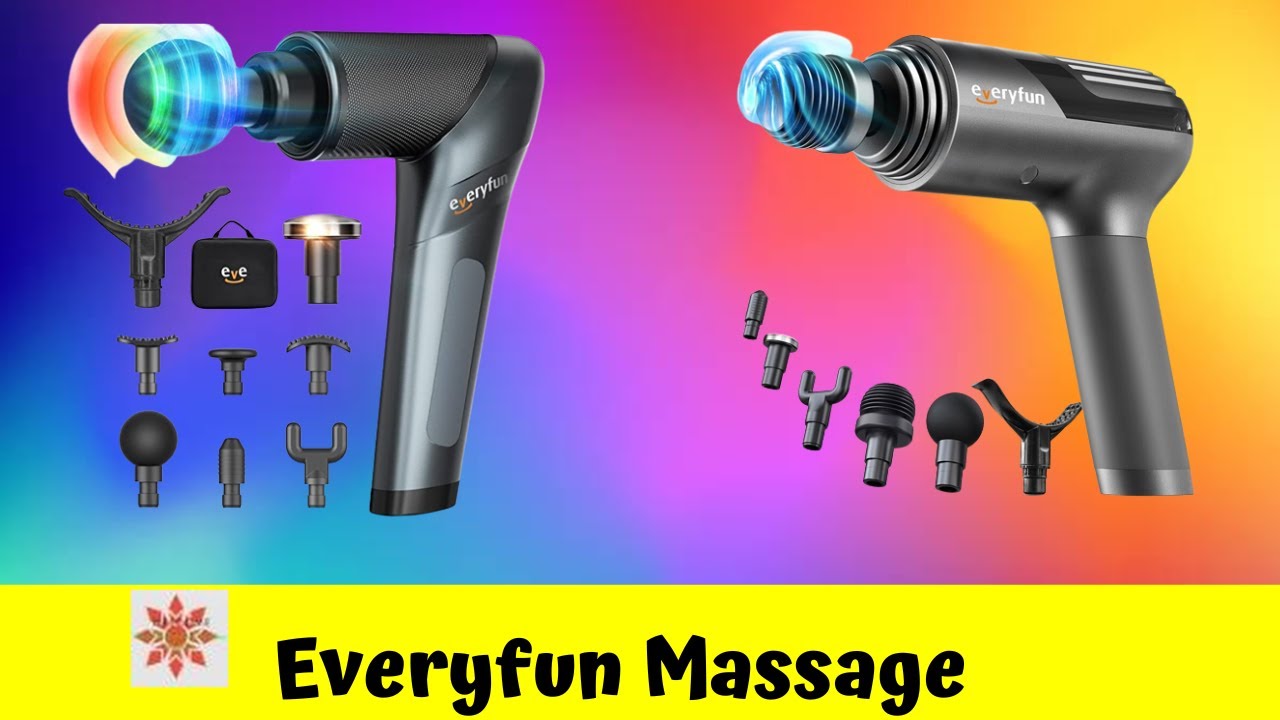 Shahin net!😍😍 Everyfun Body Relax Deep Tissue Muscle Massage Gun for Athletes