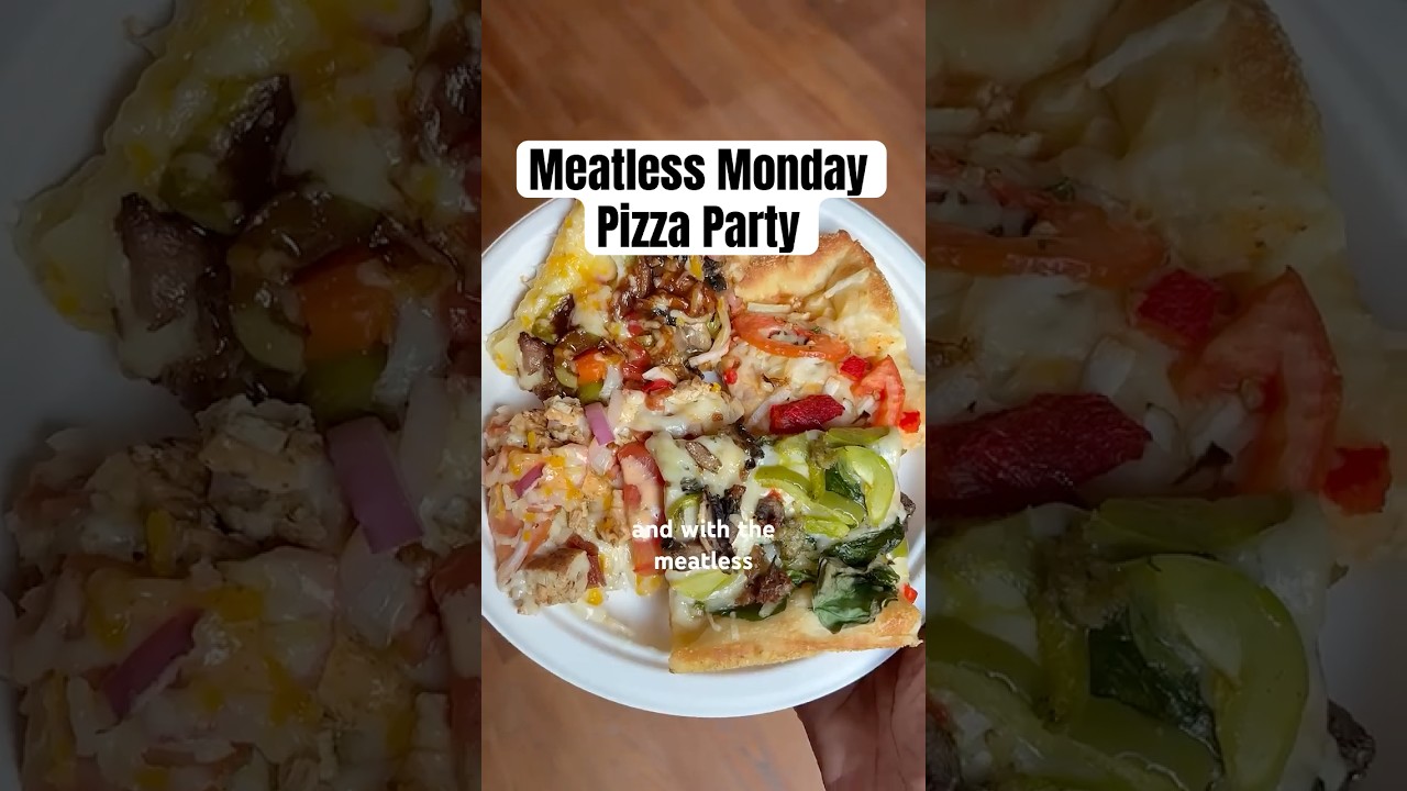 Наша пицца-вечеринка «Понедельник без мяса» с веганской пиццей Primoz 🍕 