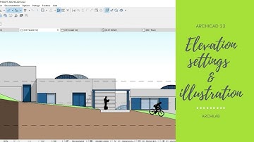Archicad 22 | Elevation settings & illustration
