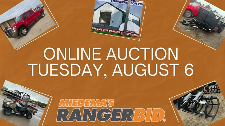 Service Trucks, New Attachments, Trailers & More | Rangerbid Online Auction