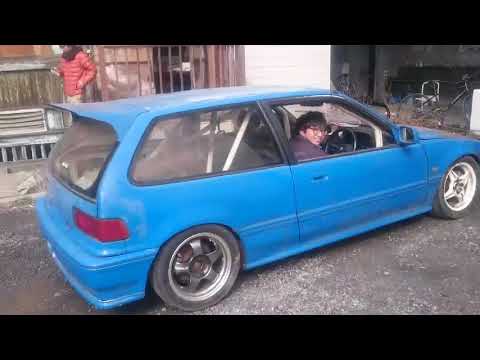 13年放置のグランドシビックのエンジンかかって動いた Honda Civic Ef9 Youtube