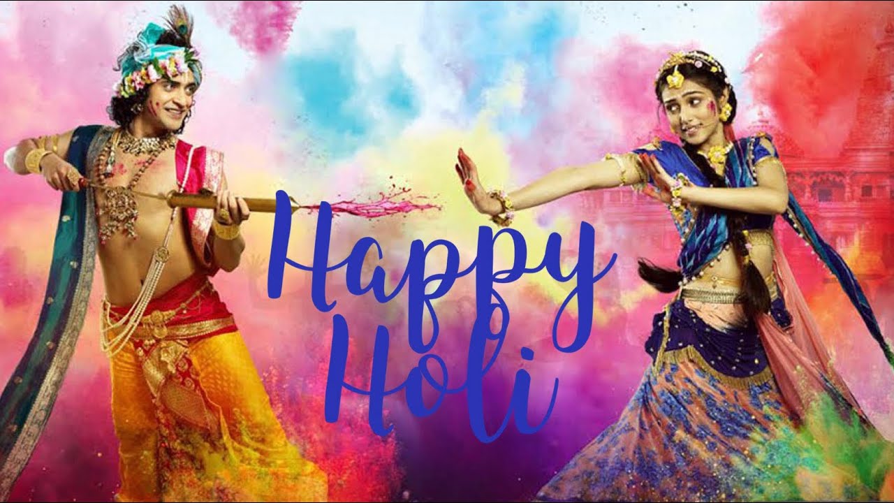 Happy Holi Status/Krishna Radha Holi status/ RadhaRani song status ...