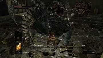 Dark Souls Remastered - Asylum Demon SL1 No Roll/Block/Parry (Flawless)