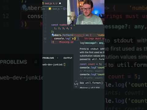 A better way to loop over your arrays in javascript #shorts
