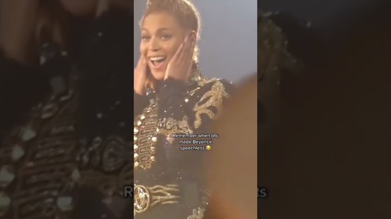 remember when bts made Beyonce spechless #bts #jungkook #taehyung#jimin #suga #jhope#rm#jin #beyonce