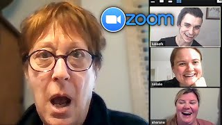 picking up girls in zoom classes AGAIN - zoom online class trolling