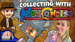 COLLECTING WITH MY WIFE! MRS.Complex! | 14 BIG FINDS w/ GAMEPLAY (NES, Nintendo) Retro Quest #5
