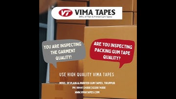 Vima Tapes Bopp Tapes Gum Tapes Tirupur #shorts #vimatapes #bopptape #gumtapes #printedgumtapes