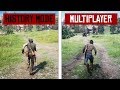 Así luce Red Dead Online frente a Red Dead Redemption 2