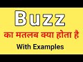 Buzz meaning in hindi  buzz ka matlab kya hota hai  word meaning english to hindi