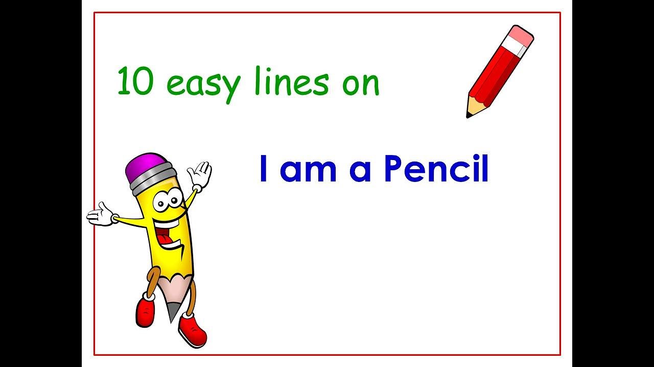my life is like a pencil essay