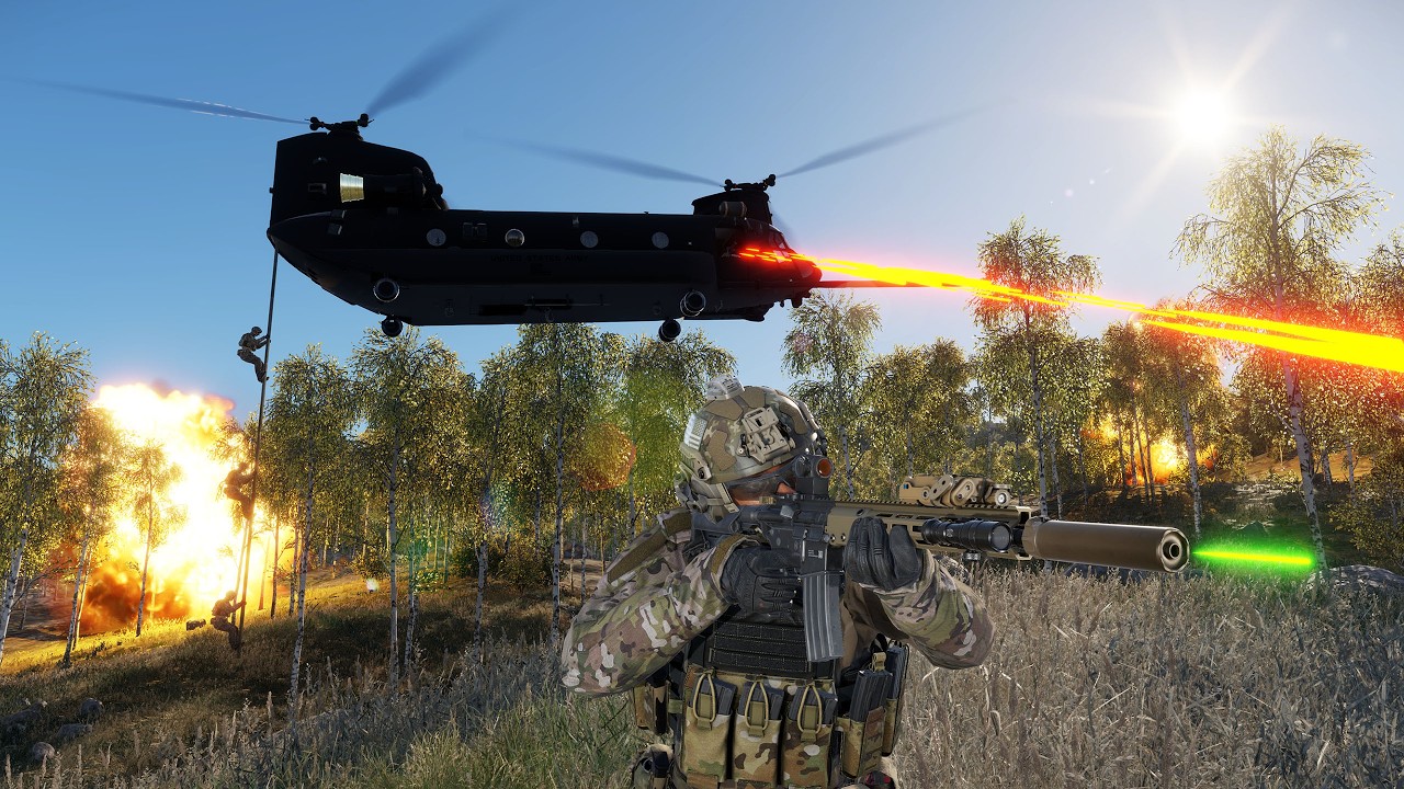 Рейнджеры спускаются по веревкам на деревья, чтобы создать передовой оперативный пункт | 24-часов...