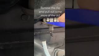 Peugeot 208 rear windscreen wash hose repair leaking