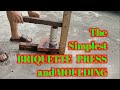 The Simplest Homemade Briquette Press and Moulding