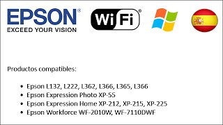 Cómo configuración impresoras Epson para utilizar Wi-Fi 2014 (Win ES) -  YouTube