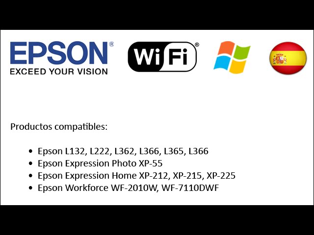 Cómo configuración impresoras Epson para utilizar Wi-Fi 2014 (Win ES) -  YouTube