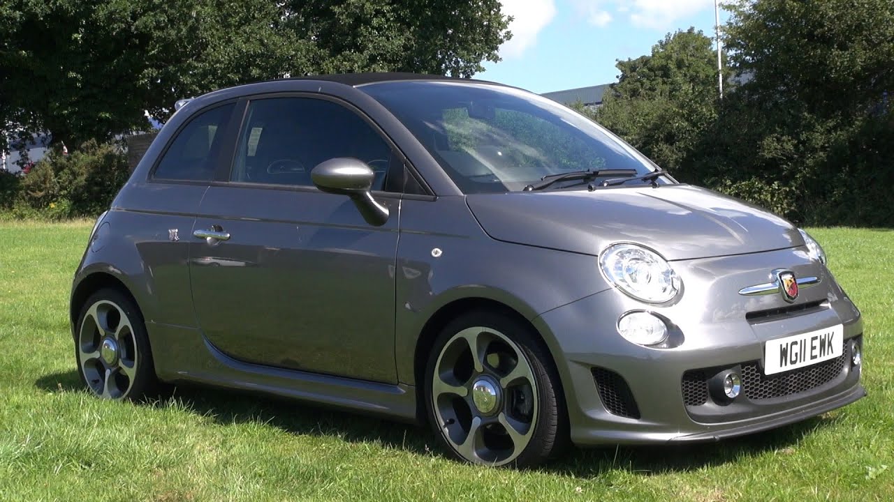 bestrating snor Agressief Abarth 500 Convertible in Record Grey with MTA Automatic gearbox - YouTube